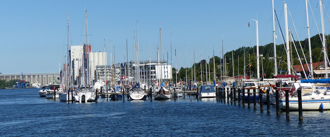 Yachthafen in Flensburg